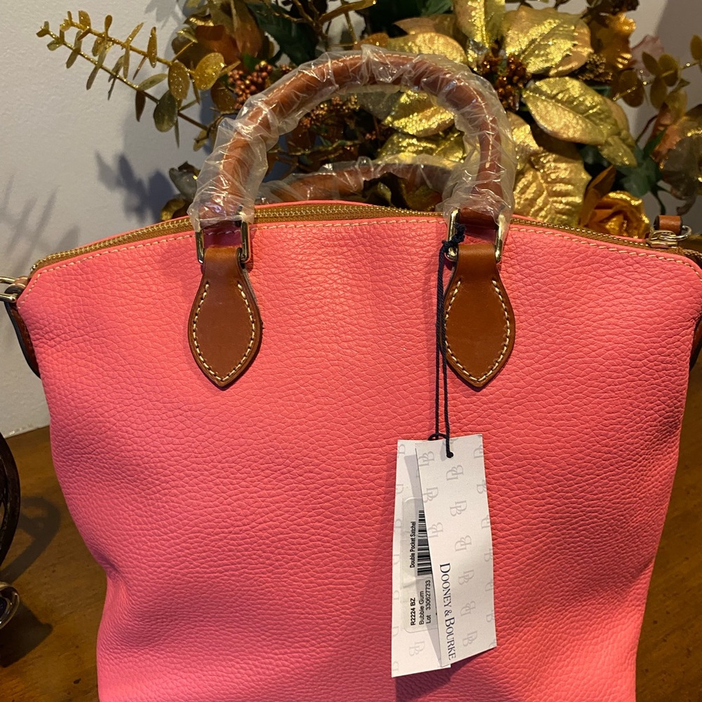 NWT Dooney & Bourke Barbie Pink Leather Bag - Picture 4 of 12